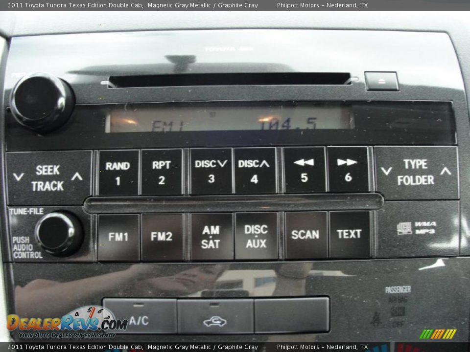 2011 Toyota Tundra Texas Edition Double Cab Magnetic Gray Metallic / Graphite Gray Photo #27