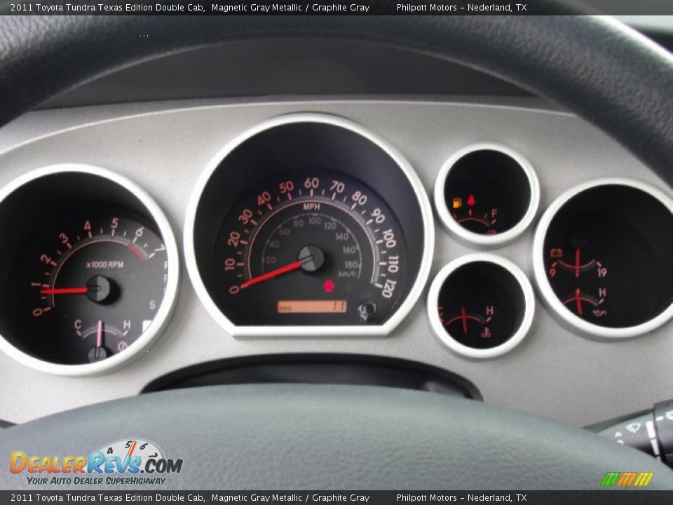2011 Toyota Tundra Texas Edition Double Cab Gauges Photo #33