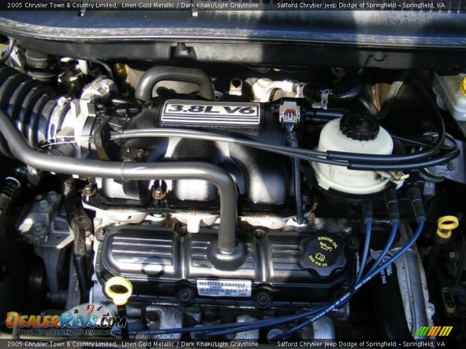 2005 Chrysler Town & Country Limited 3.8L OHV 12V V6 Engine Photo #11