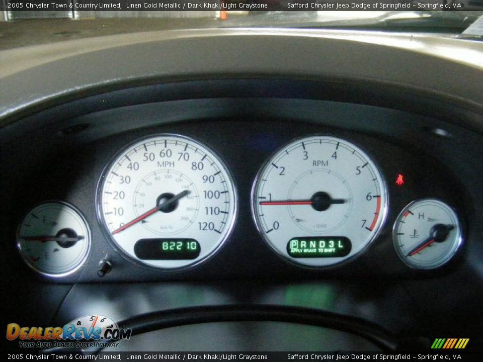 2005 Chrysler Town & Country Limited Gauges Photo #12