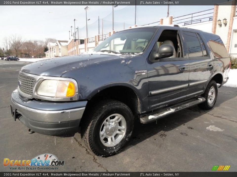 2001 Ford Expedition Xlt 4x4 Medium Wedgewood Blue Metallic Medium Parchment Photo 1 