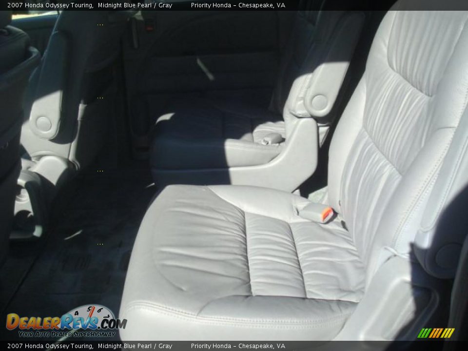 2007 Honda Odyssey Touring Midnight Blue Pearl / Gray Photo #12