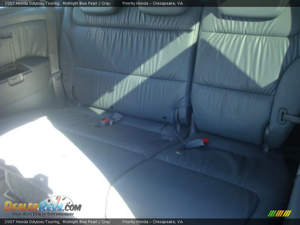 2007 Honda Odyssey Touring Midnight Blue Pearl / Gray Photo #13