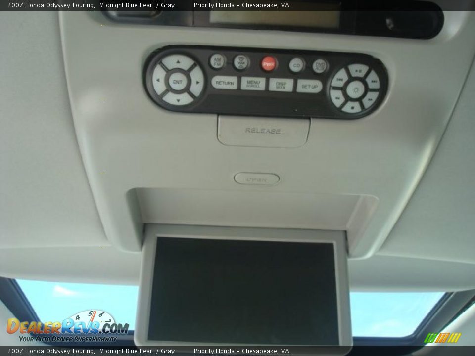 2007 Honda Odyssey Touring Midnight Blue Pearl / Gray Photo #14