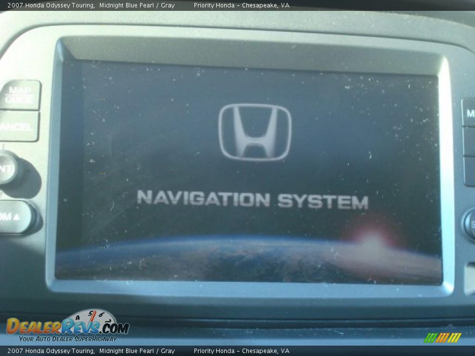 2007 Honda Odyssey Touring Midnight Blue Pearl / Gray Photo #16