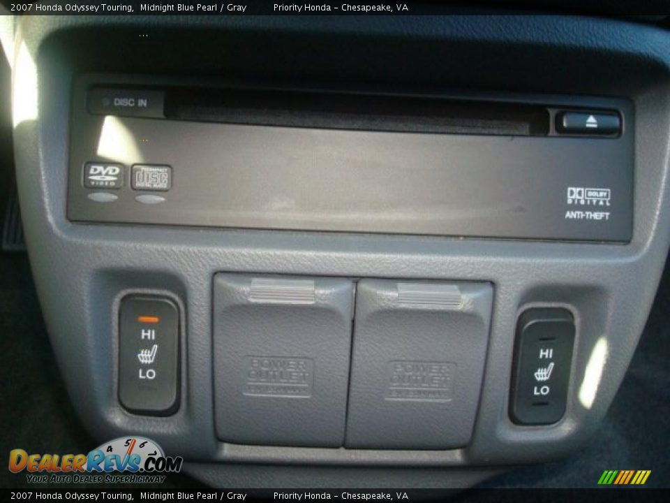 2007 Honda Odyssey Touring Midnight Blue Pearl / Gray Photo #21