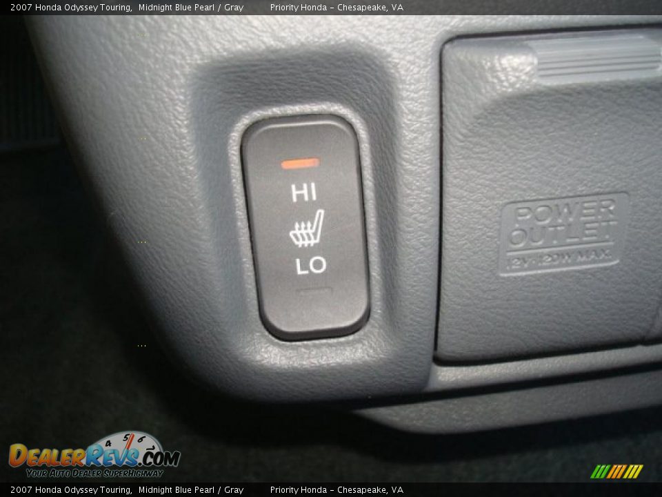 2007 Honda Odyssey Touring Midnight Blue Pearl / Gray Photo #23