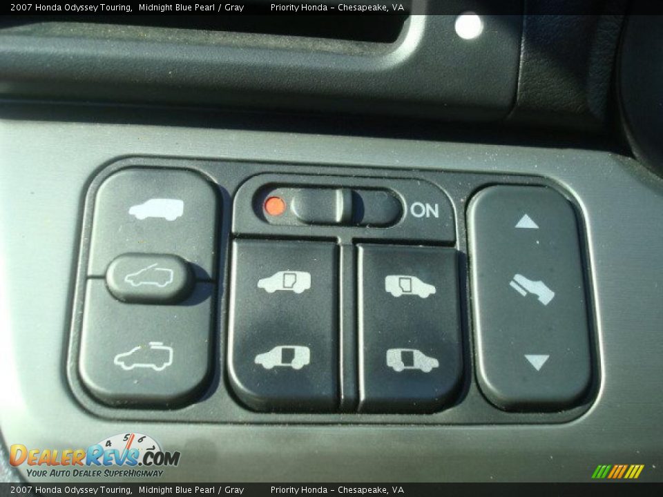 2007 Honda Odyssey Touring Midnight Blue Pearl / Gray Photo #25