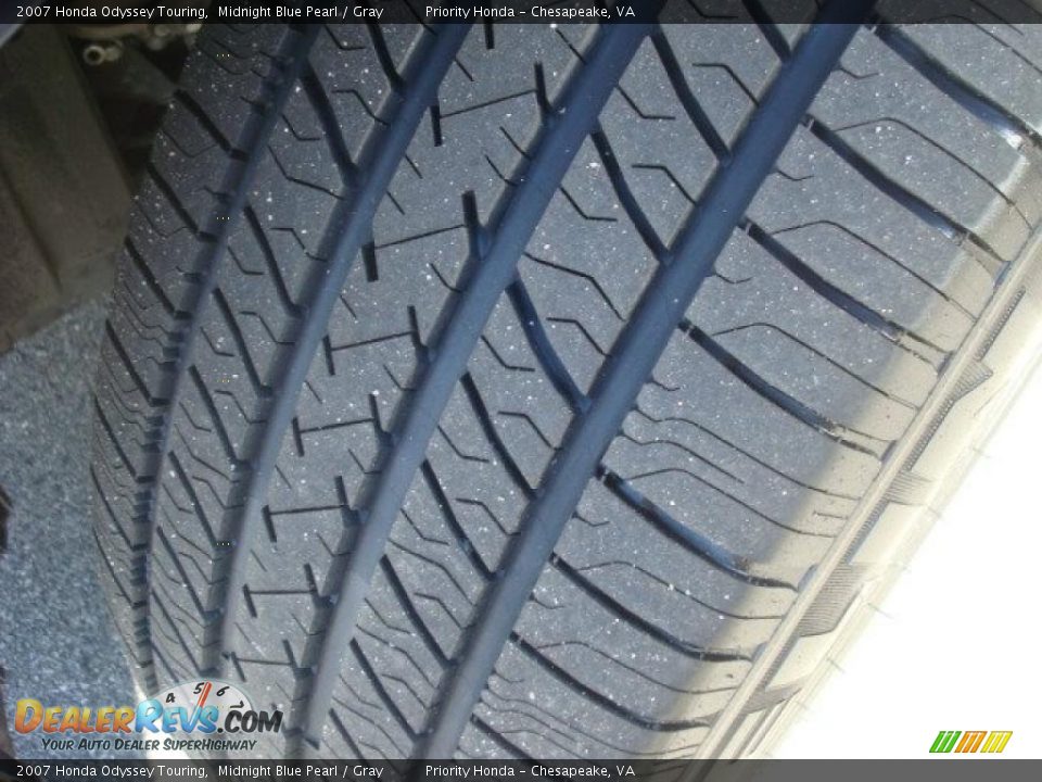 2007 Honda Odyssey Touring Midnight Blue Pearl / Gray Photo #28