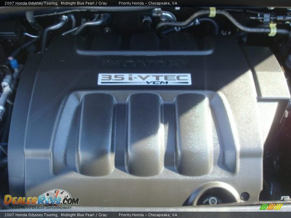 2007 Honda Odyssey Touring Midnight Blue Pearl / Gray Photo #29