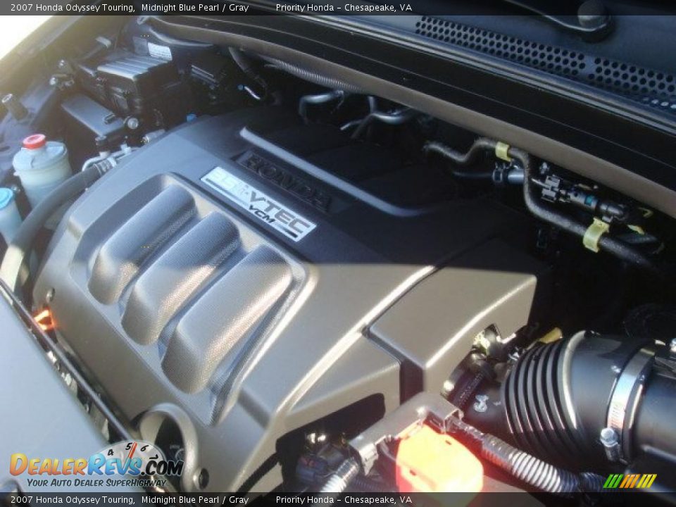 2007 Honda Odyssey Touring Midnight Blue Pearl / Gray Photo #30
