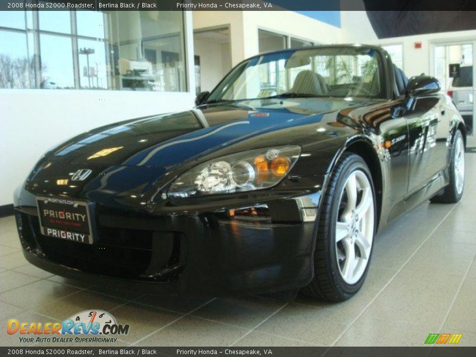 2008 Honda S2000 Roadster Berlina Black / Black Photo #1