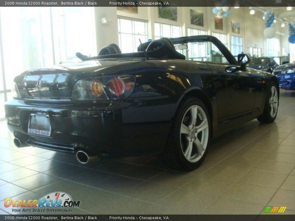 2008 Honda S2000 Roadster Berlina Black / Black Photo #5