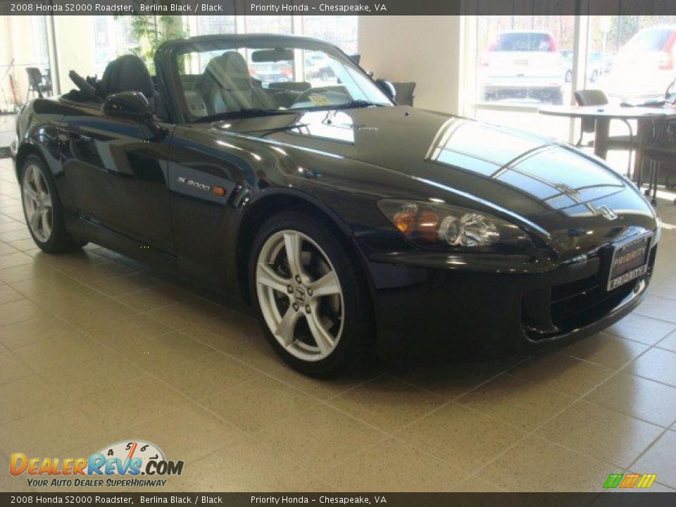 2008 Honda S2000 Roadster Berlina Black / Black Photo #6