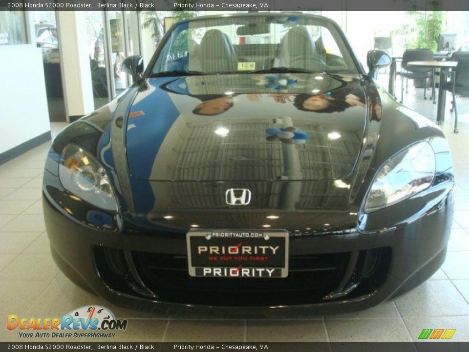 2008 Honda S2000 Roadster Berlina Black / Black Photo #7