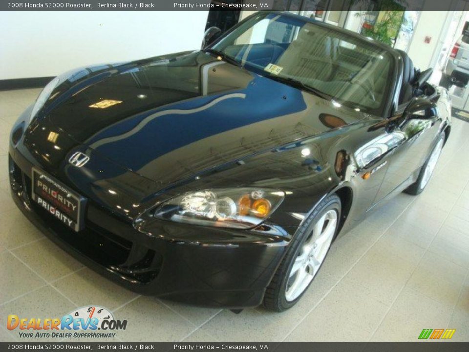 2008 Honda S2000 Roadster Berlina Black / Black Photo #8