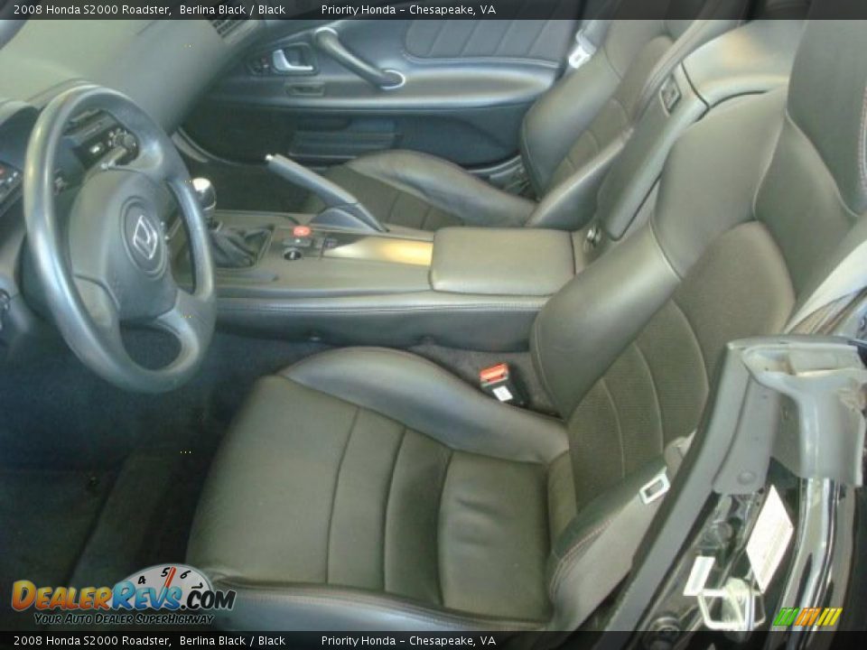 2008 Honda S2000 Roadster Berlina Black / Black Photo #9