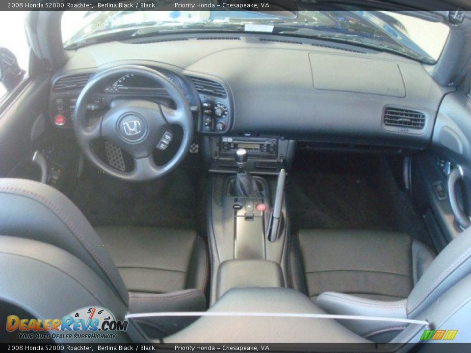 2008 Honda S2000 Roadster Berlina Black / Black Photo #11