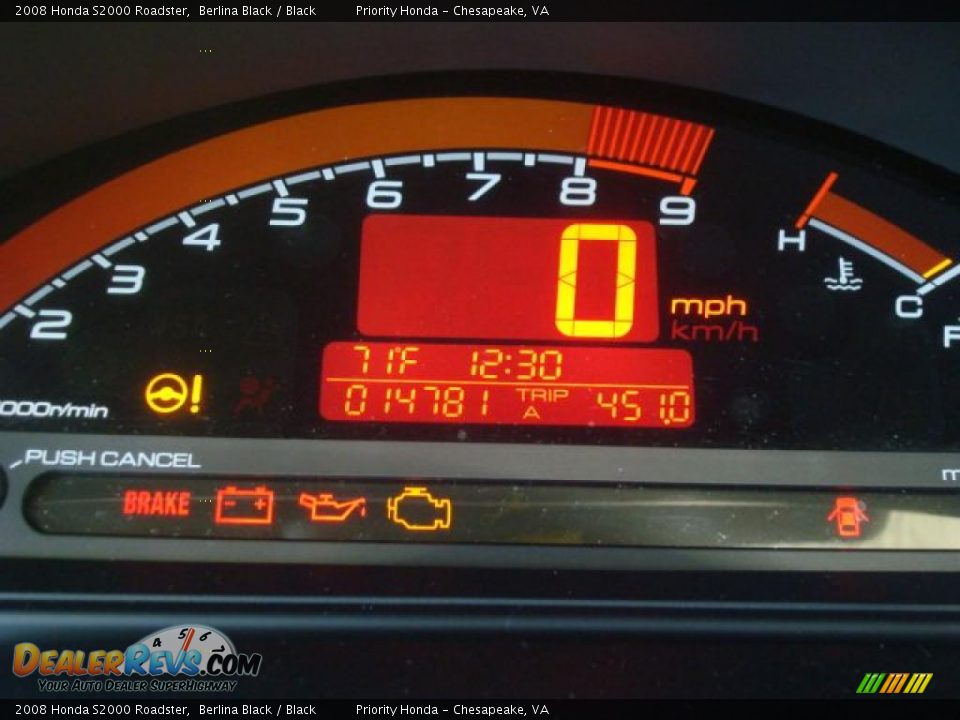 2008 Honda S2000 Roadster Berlina Black / Black Photo #13