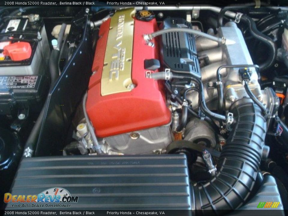 2008 Honda S2000 Roadster 2.2 Liter DOHC 16-Valve VTEC 4 Cylinder Engine Photo #21