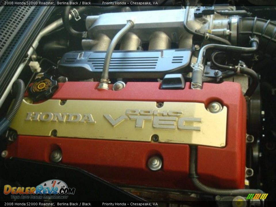2008 Honda S2000 Roadster 2.2 Liter DOHC 16-Valve VTEC 4 Cylinder Engine Photo #22