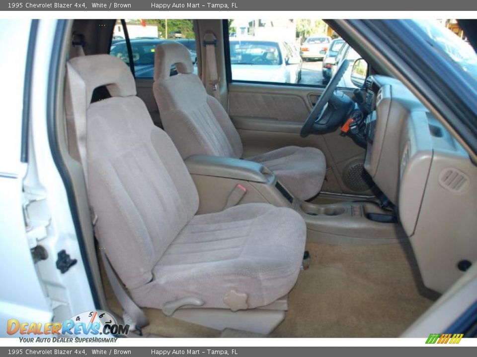 1995 Chevrolet Blazer 4x4 White / Brown Photo #19