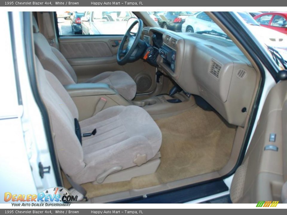 1995 Chevrolet Blazer 4x4 White / Brown Photo #20