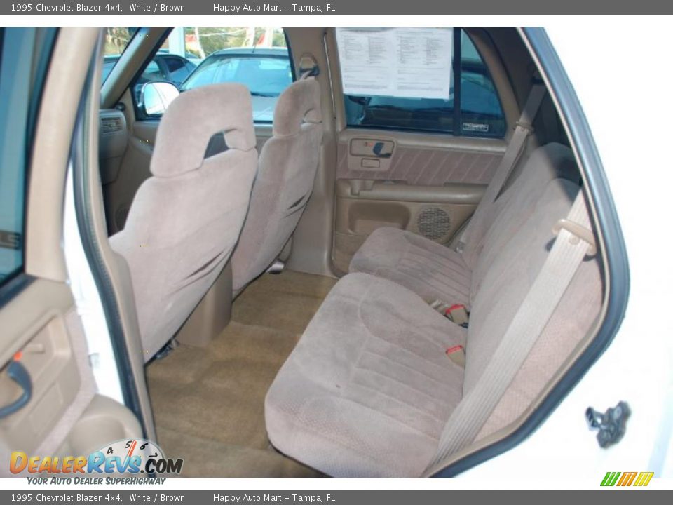 1995 Chevrolet Blazer 4x4 White / Brown Photo #23