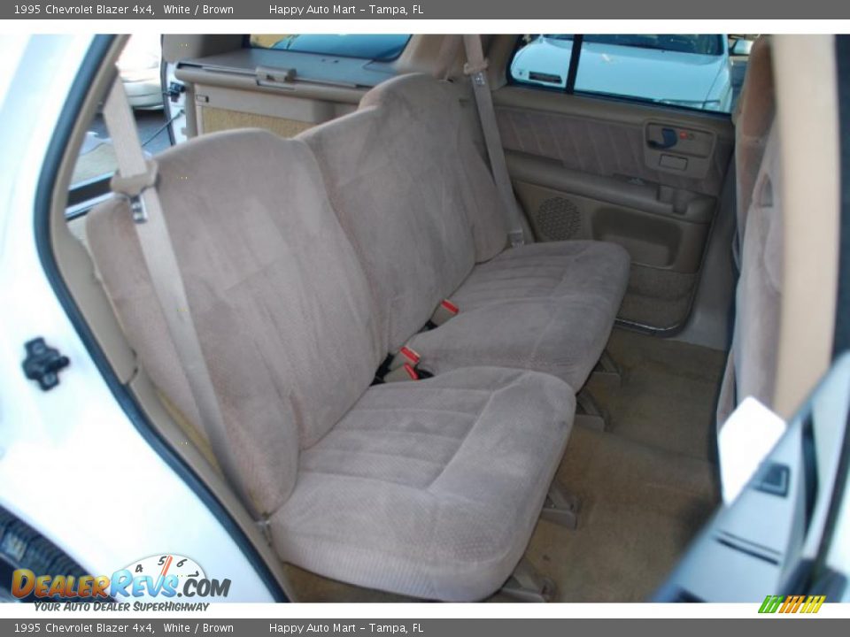 1995 Chevrolet Blazer 4x4 White / Brown Photo #24