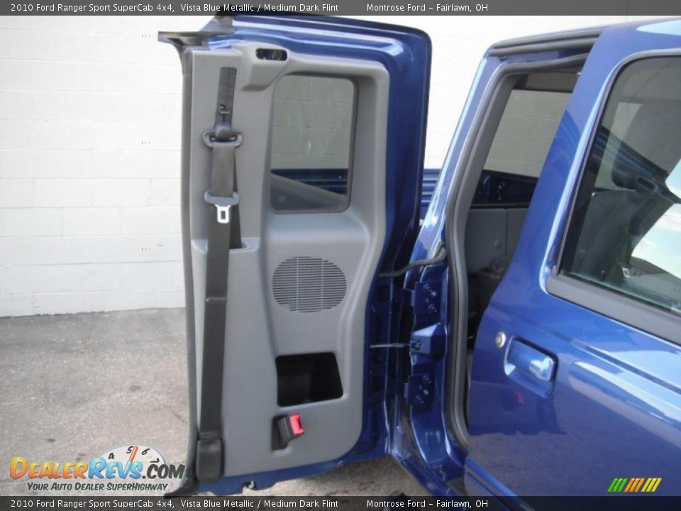 2010 Ford Ranger Sport SuperCab 4x4 Vista Blue Metallic / Medium Dark Flint Photo #18