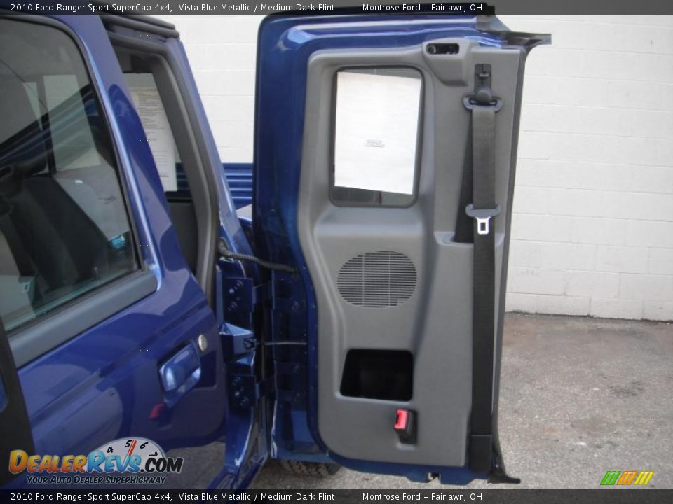 2010 Ford Ranger Sport SuperCab 4x4 Vista Blue Metallic / Medium Dark Flint Photo #19
