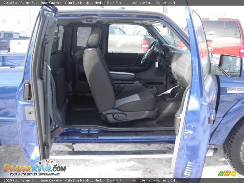 2010 Ford Ranger Sport SuperCab 4x4 Vista Blue Metallic / Medium Dark Flint Photo #21