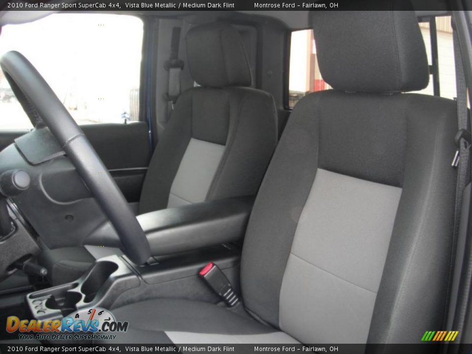 2010 Ford Ranger Sport SuperCab 4x4 Vista Blue Metallic / Medium Dark Flint Photo #23