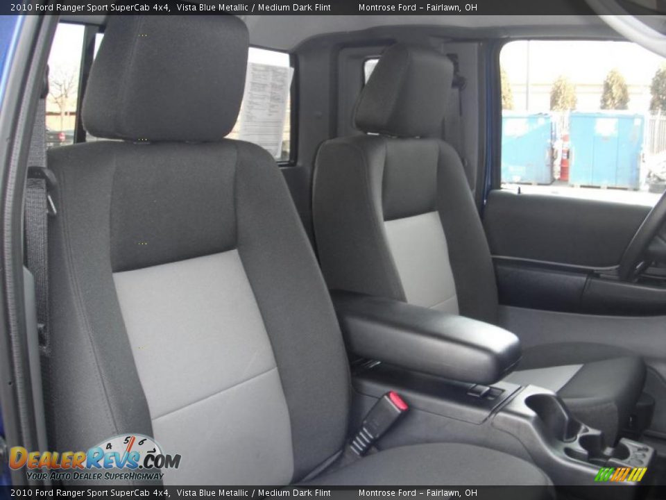 2010 Ford Ranger Sport SuperCab 4x4 Vista Blue Metallic / Medium Dark Flint Photo #24