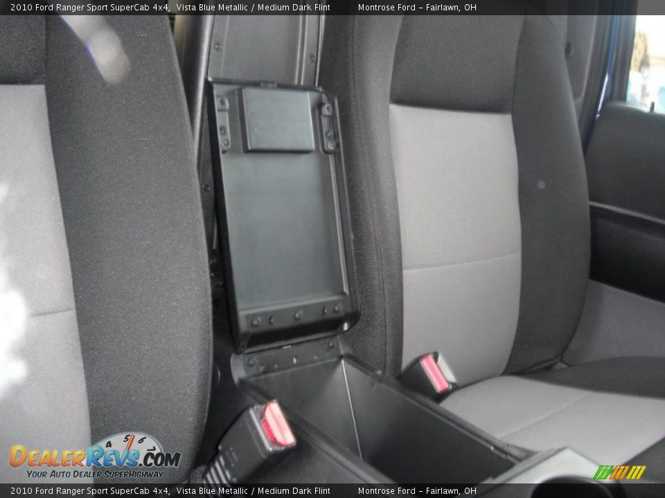 2010 Ford Ranger Sport SuperCab 4x4 Vista Blue Metallic / Medium Dark Flint Photo #25