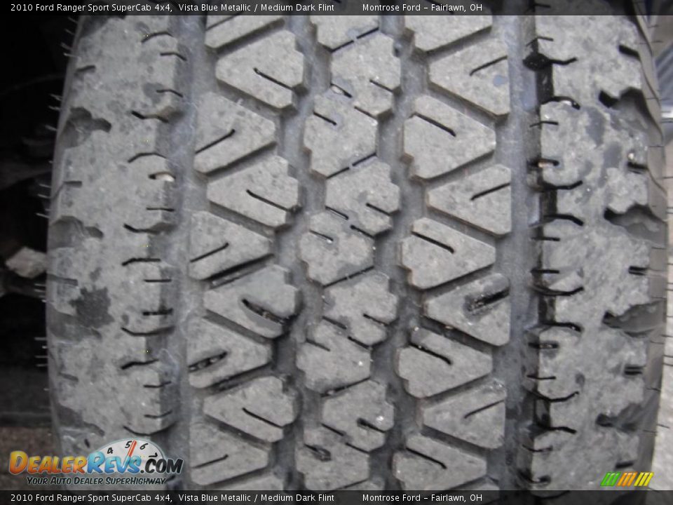 2010 Ford Ranger Sport SuperCab 4x4 Vista Blue Metallic / Medium Dark Flint Photo #28