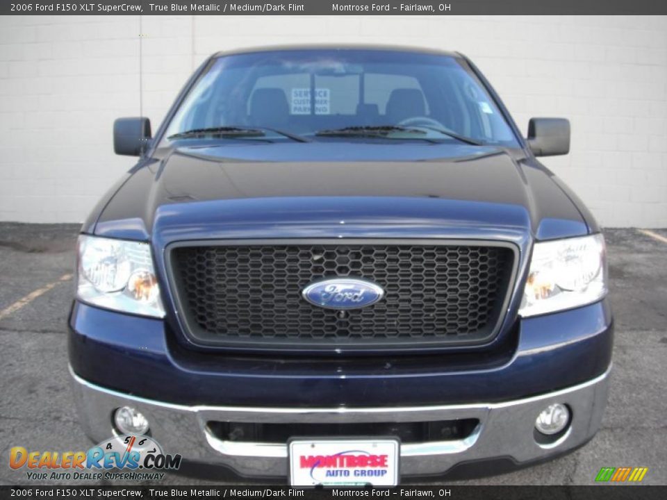 2006 Ford F150 XLT SuperCrew True Blue Metallic / Medium/Dark Flint Photo #7