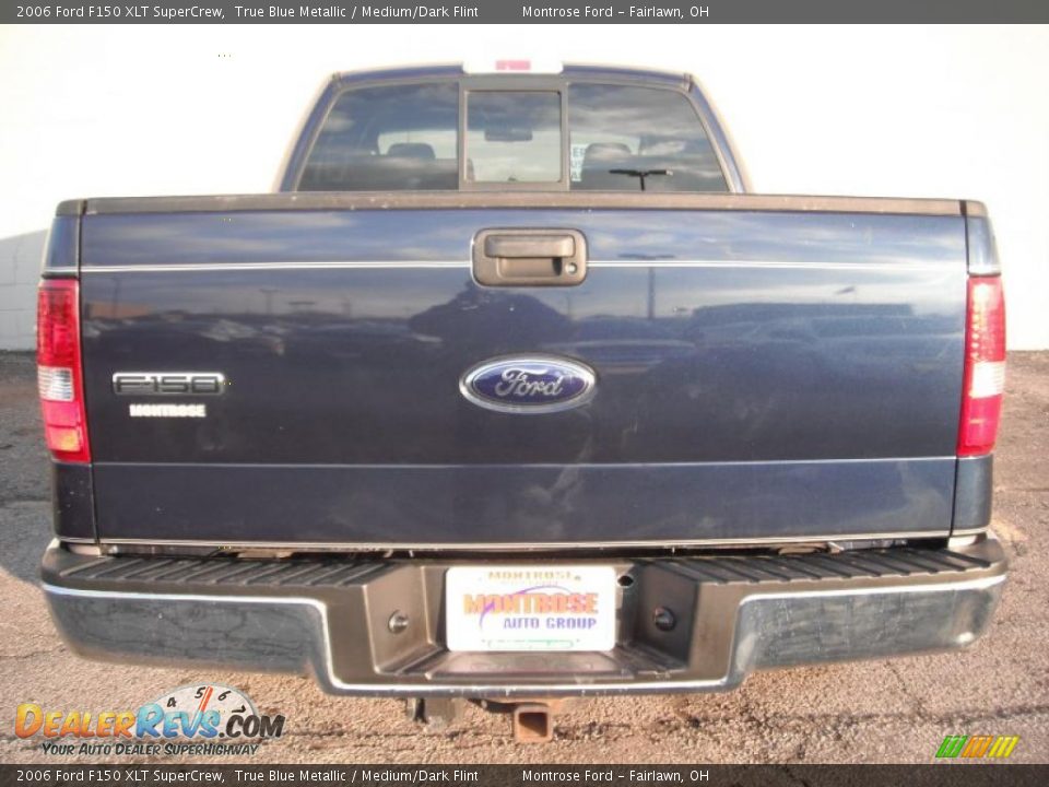 2006 Ford F150 XLT SuperCrew True Blue Metallic / Medium/Dark Flint Photo #9