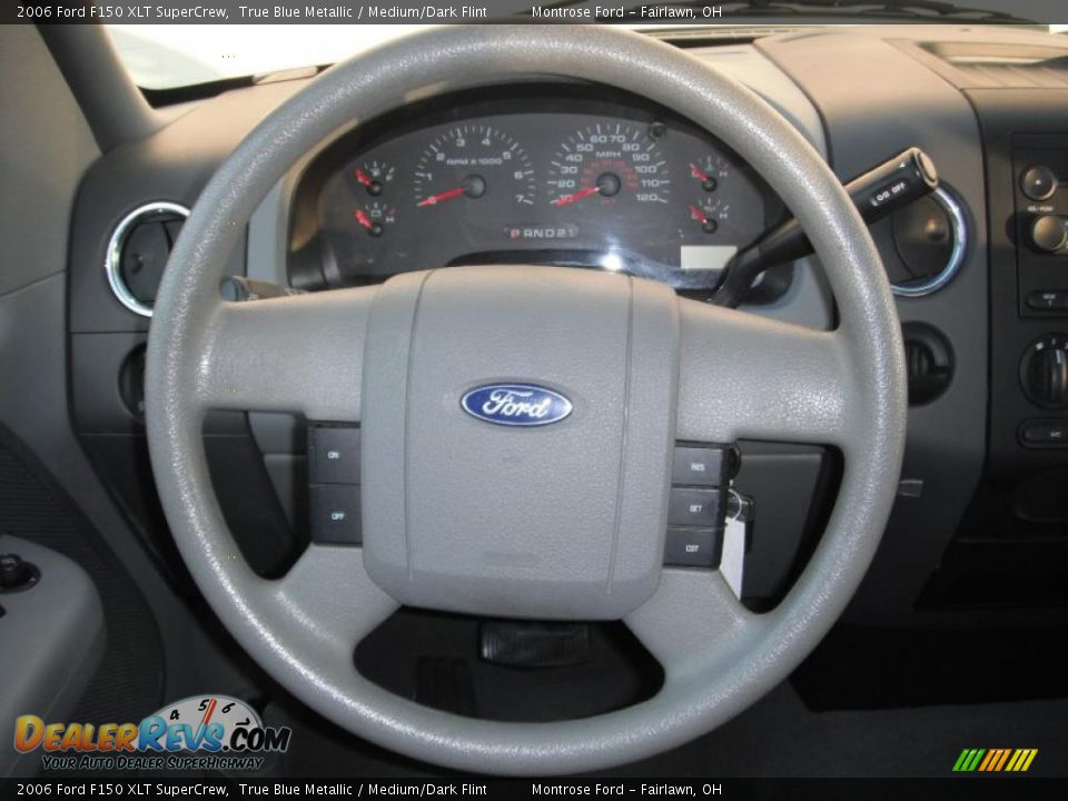2006 Ford F150 XLT SuperCrew True Blue Metallic / Medium/Dark Flint Photo #11