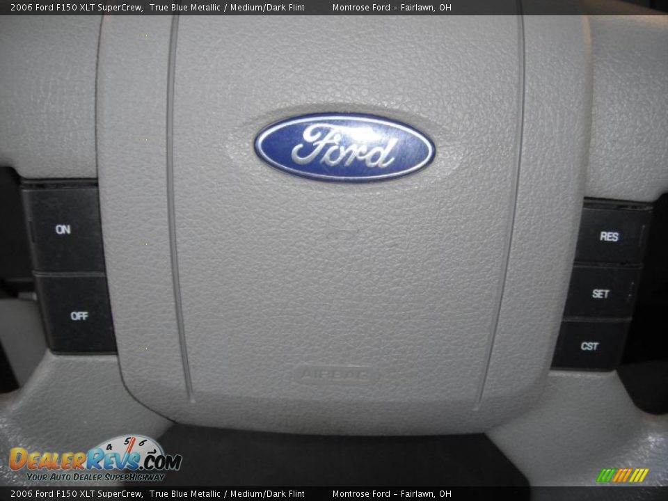 2006 Ford F150 XLT SuperCrew True Blue Metallic / Medium/Dark Flint Photo #12