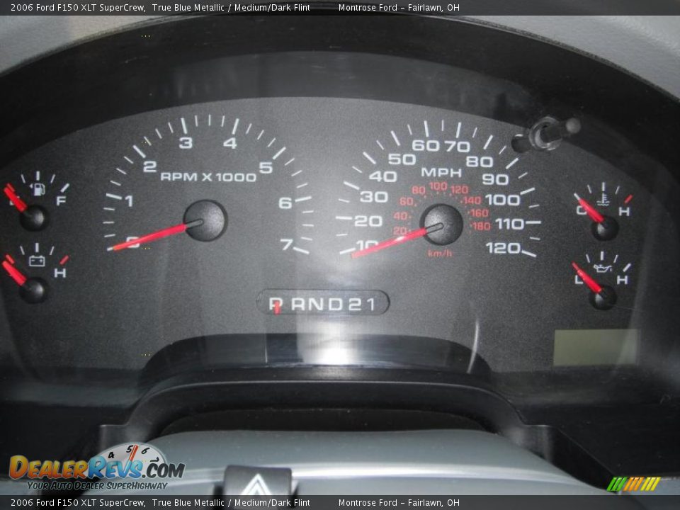 2006 Ford F150 XLT SuperCrew True Blue Metallic / Medium/Dark Flint Photo #14