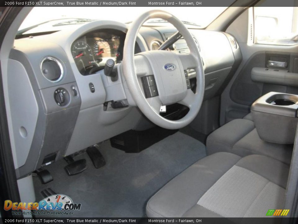 2006 Ford F150 XLT SuperCrew True Blue Metallic / Medium/Dark Flint Photo #18