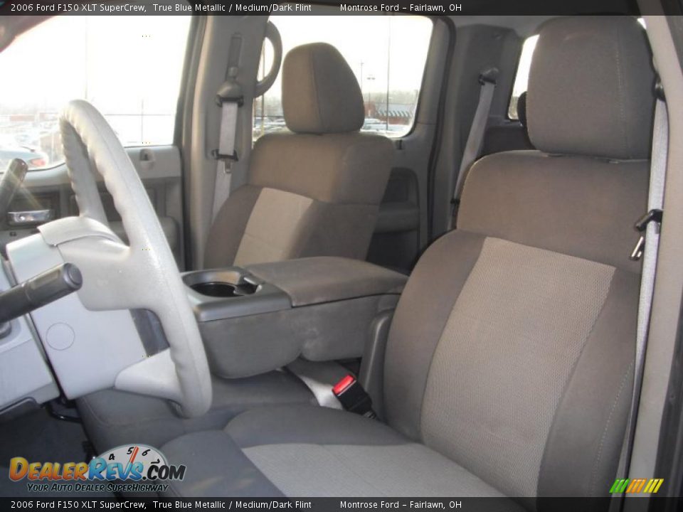 2006 Ford F150 XLT SuperCrew True Blue Metallic / Medium/Dark Flint Photo #19
