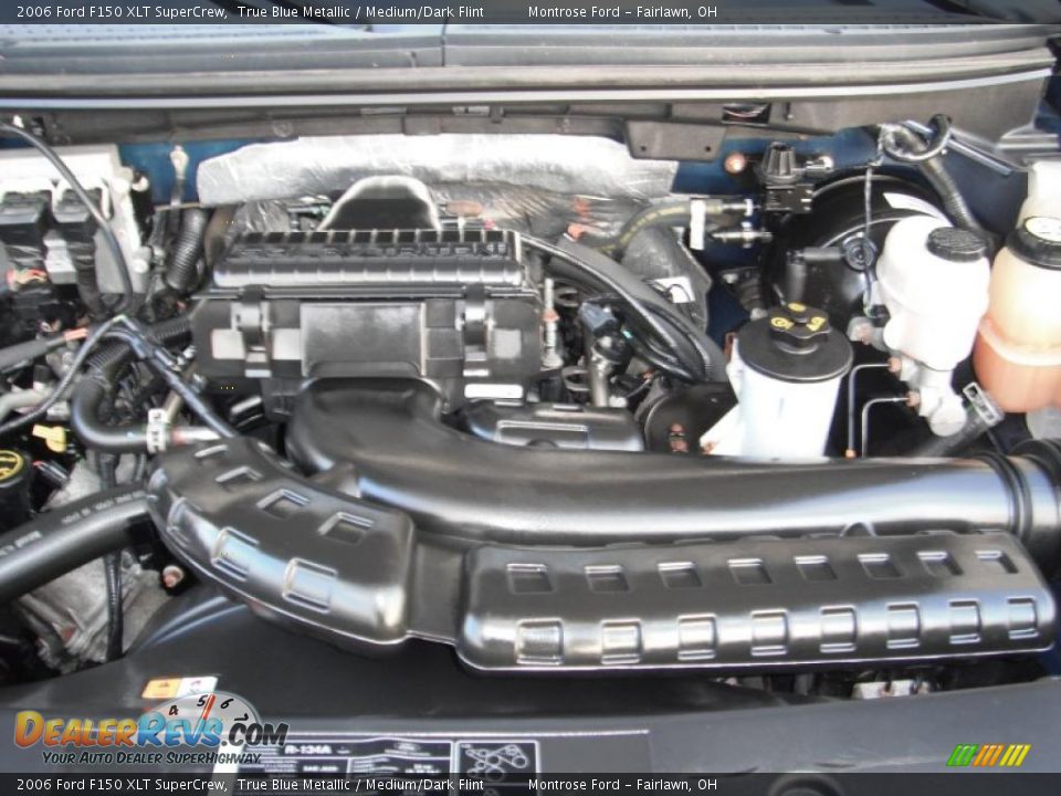 2006 Ford F150 XLT SuperCrew True Blue Metallic / Medium/Dark Flint Photo #24