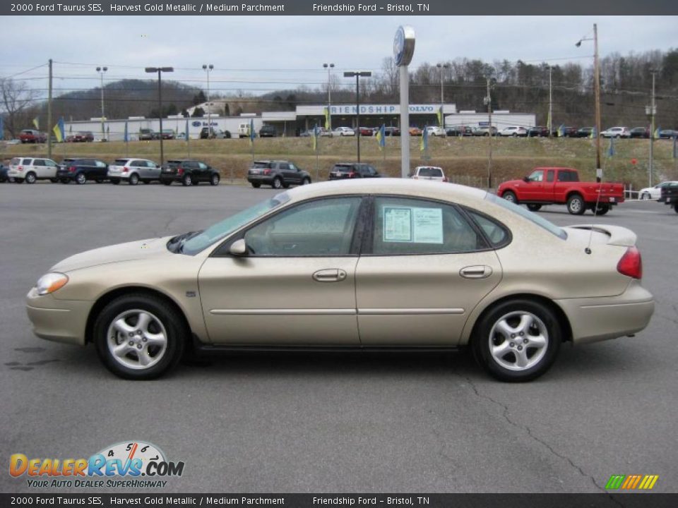 Harvest Gold Metallic 2000 Ford Taurus SES Photo #1