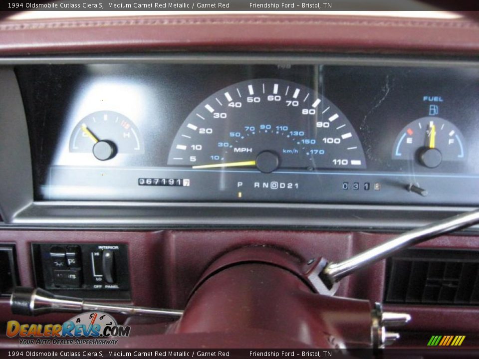 1994 Oldsmobile Cutlass Ciera S Gauges Photo #28