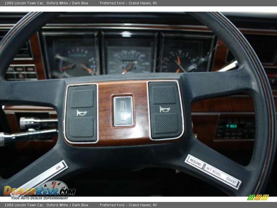 1989 Lincoln Town Car  Steering Wheel Photo #15