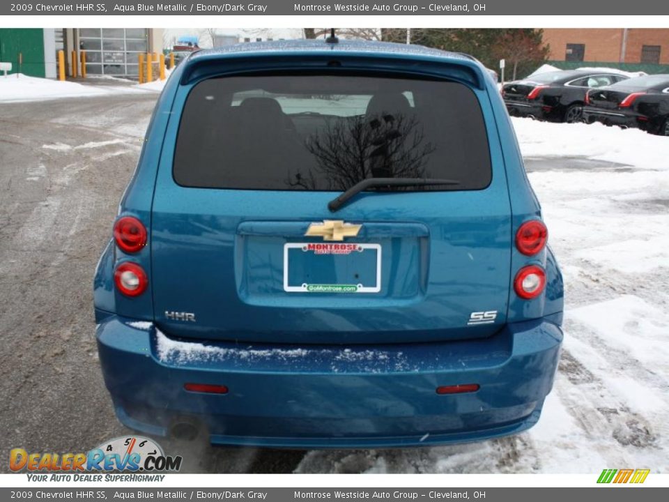 2009 Chevrolet HHR SS Aqua Blue Metallic / Ebony/Dark Gray Photo #4