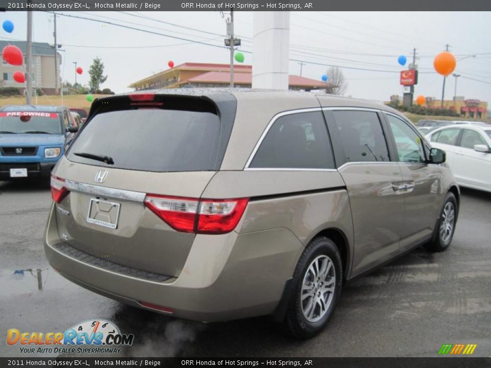 Mocha Metallic 2011 Honda Odyssey EX-L Photo #5