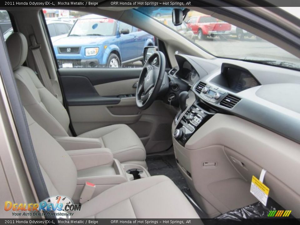 Beige Interior - 2011 Honda Odyssey EX-L Photo #17